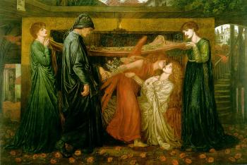 但丁 加百利 羅塞蒂 Dante's Dream at the Time of the Death of Beatrice